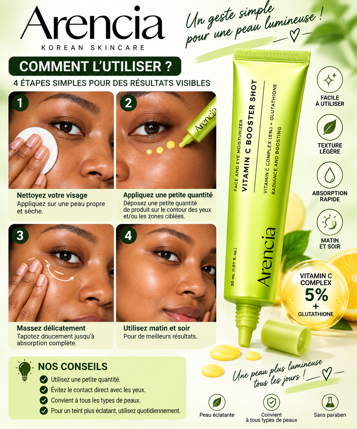 Arencia Vitamin C Booster Shot 30 ml