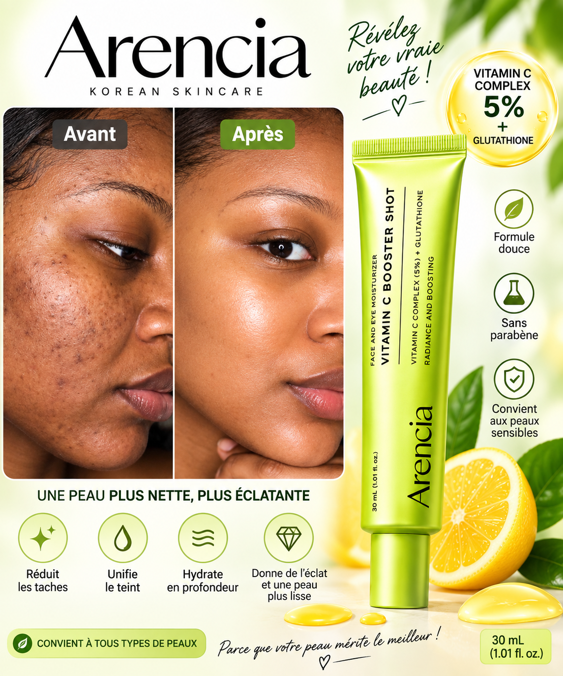 Arencia Vitamin C Booster Shot 30 ml